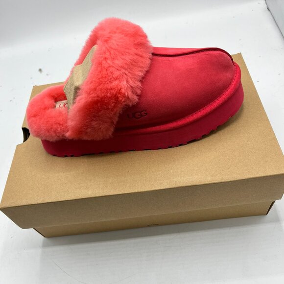 NWT UGG Women's Disquette Comfortable Platform Slippers Size US 8 Brand New - Picture 4 of 6